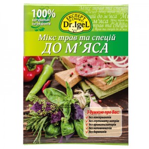 Мікс трав і спецій до м'яса ТМ Dr. Igel 12г