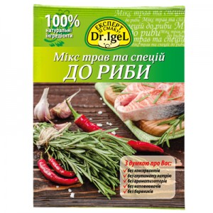 Мікс трав і спецій до риби ТМ Dr. Igel 12г