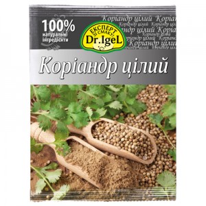 Коріандр цілий ТМ Dr. Igel 10г