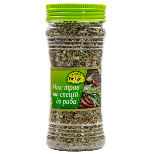 Мікс трав і спецій до риби ТМ Dr. Igel 150г (банка)