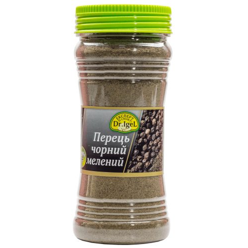 Перець чорний мелений ТМ Dr. Igel 180г (банка)